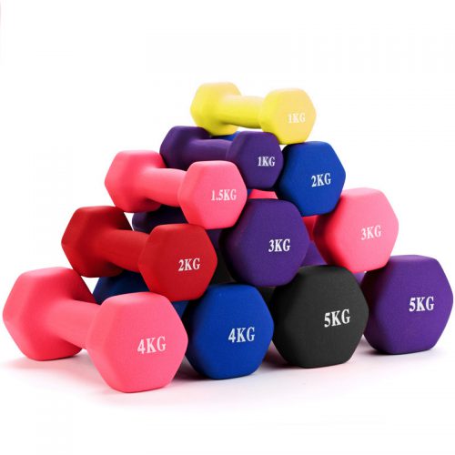 color dumbbell